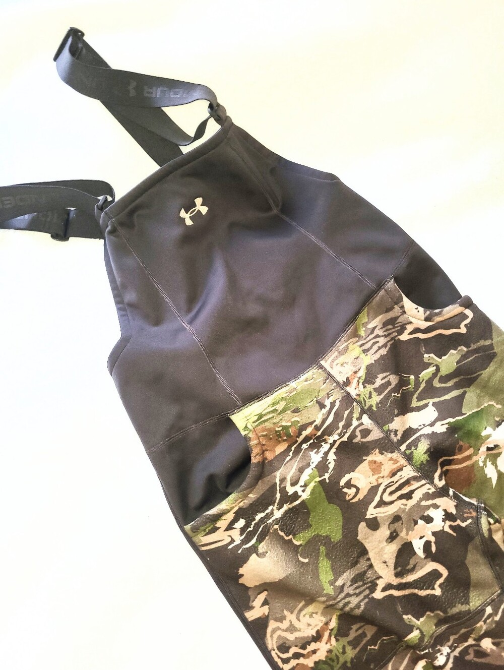 NWOT Women's Under Armour Realtree Camo Insulated Fleece Hunting Bibs Large - Picture 8 of 15